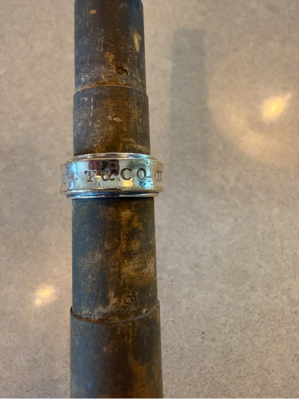 Tiffany & Co. .925 from the 1837 collection with  concave design, size 7 - Picture 2 of 15